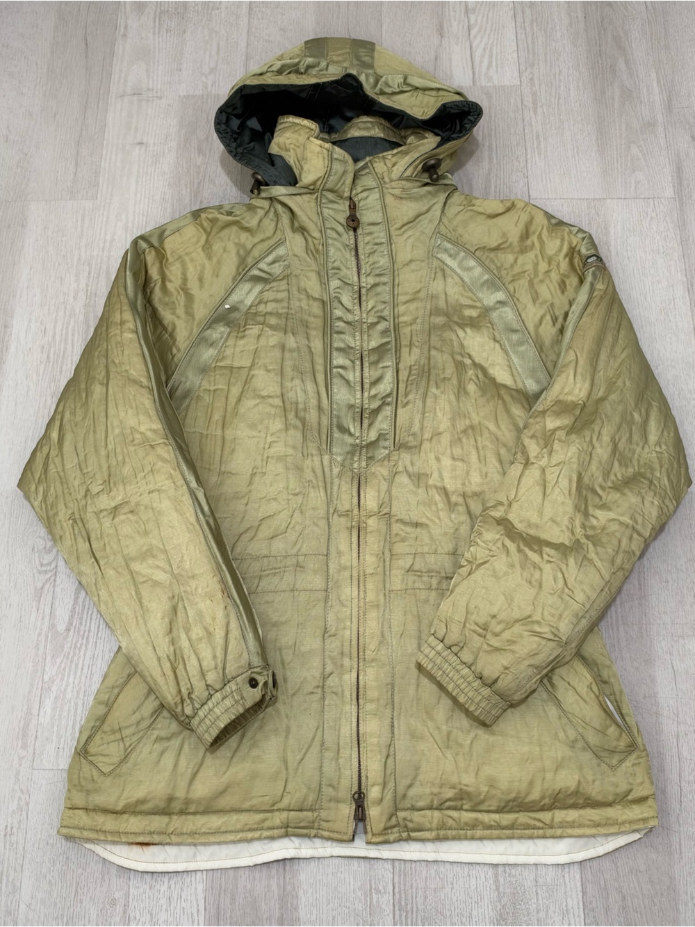 Vintage Emmegi Olive Green Designed by Milos Winter Jacket size 4